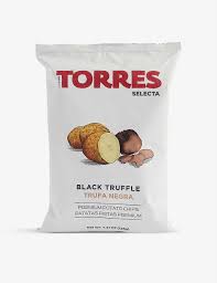 
                  
                    Potato Chips Black Truffle taste - Patatas fritas Torres Sabor a trufa (2 bags per order)
                  
                