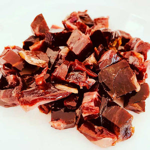 
                  
                    Chunks of Acorn Fed 100% Iberico Ham - Tacos de Jamon Bellota 100% Iberico - 5oz
                  
                