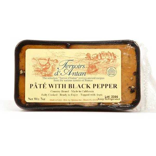 PATE WITH BLACK PEPPER 7oz