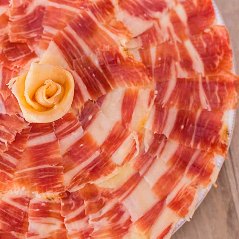 
                  
                    Pack Jamon - hand carved 100% Iberian Ham (Jamon Iberico) + Manchego Cheese
                  
                