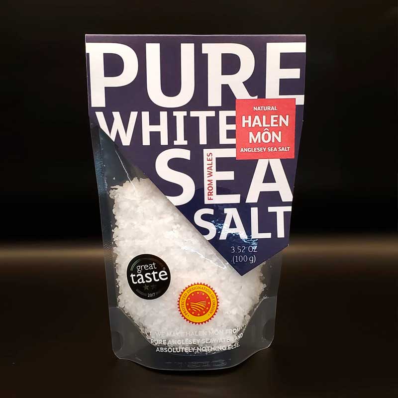 PURE WHITE SEA SALT - HALEN MON . 3.5oz (100g)