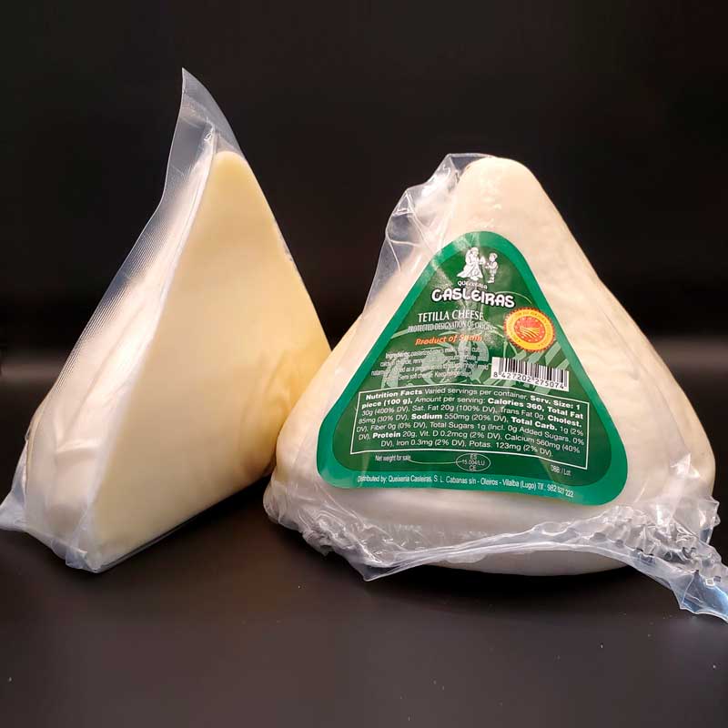 QUESO TETILLA ENTERO - TETILLA COW CHEESE WHOLE. 2lb