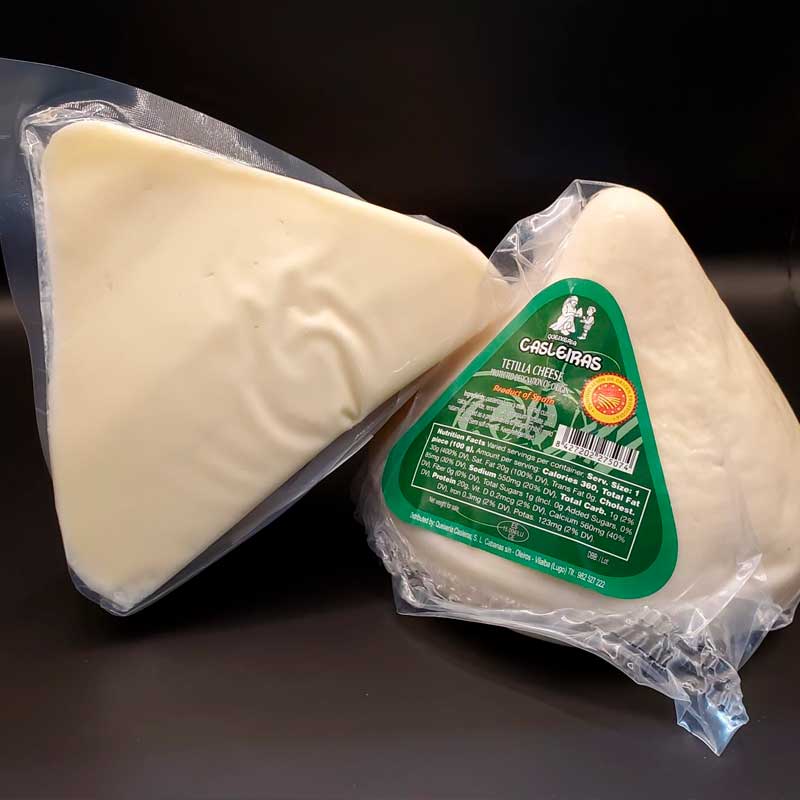 QUESO TETILLA MITAD - TETILLA COW CHEESE HALF. 1lb