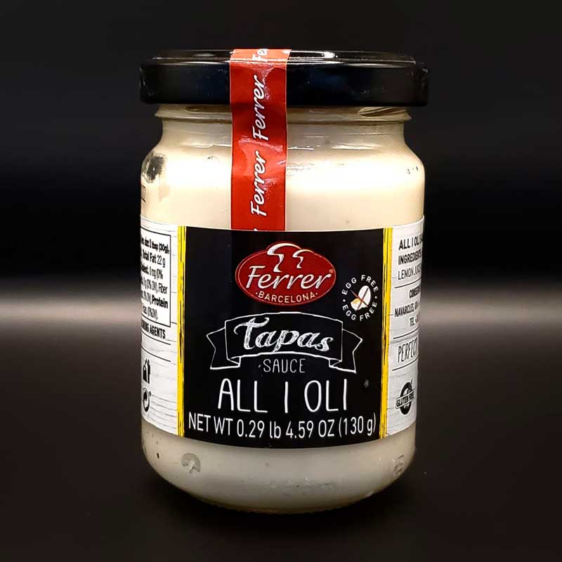 SALSA ALI-OLI (AIOLI SAUCE). 4.6oz (130grs)